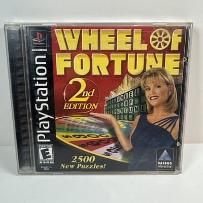 Wheel of Fortune 2 – PlayStation 1 – Sony – GameTek – Complete CIB