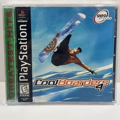 Cool Boarders 4 – PlayStation 1 – Sony – Idol Minds – G. Hits Case Blk. Manual