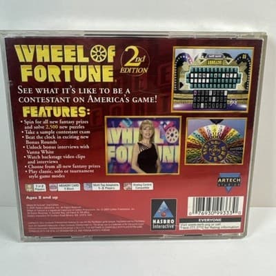 Wheel of Fortune 2 – PlayStation 1 – Sony – GameTek – Complete CIB - Thumbnail 2