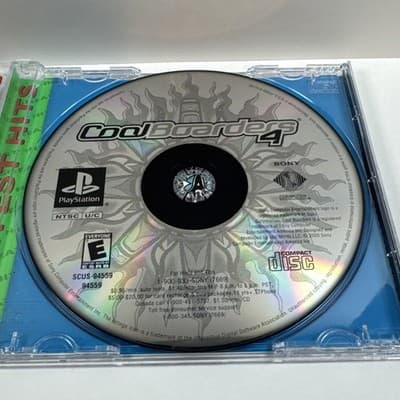 Cool Boarders 4 – PlayStation 1 – Sony – Idol Minds – G. Hits Case Blk. Manual - Thumbnail 5