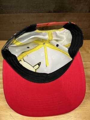 Nintendo Pokémon Pikachu Snapback Hat Red Black Poké Ball Adjustable - Thumbnail 4