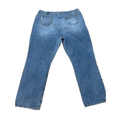 Cinch Up Men's 44x34 Western Bootcut Jeans Cowboy Rodeo Heavy Denim White Label - Thumbnail 4