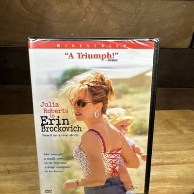 Erin Brockovich (2000) – DVD – Julia Roberts – New Sealed