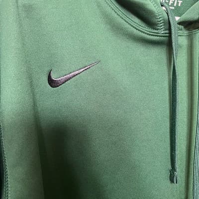 Nike Therma Fit Green Gray Athletic Hoodie Pullover Men XL Therma-FIT - Thumbnail 3