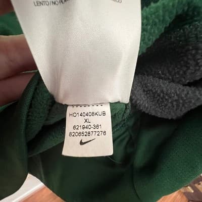 Nike Therma Fit Green Gray Athletic Hoodie Pullover Men XL Therma-FIT - Thumbnail 7