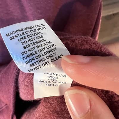 Magellan Outdoor Men's Classic Fit Burgundy Snap Neck Pullover Sweatshirt Size L - Thumbnail 6