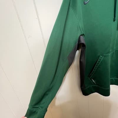 Nike Therma Fit Green Gray Athletic Hoodie Pullover Men XL Therma-FIT - Thumbnail 5