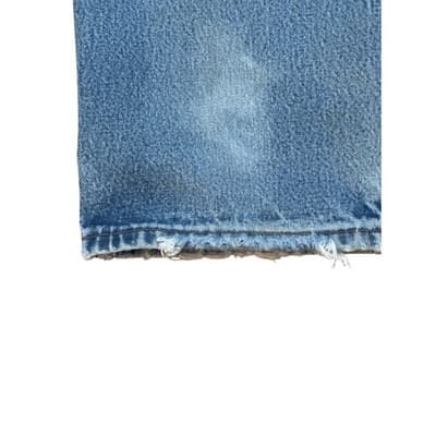Wrangler FR Flame Resistant Denim Jeans Mens 42x34 Blue Workwear Distressed - Thumbnail 7