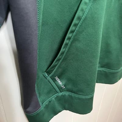 Nike Therma Fit Green Gray Athletic Hoodie Pullover Men XL Therma-FIT - Thumbnail 4