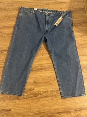 Levi’s 505 Regular Fit Straight Leg Jeans Men’s Blue Denim 58x30 – NWT New