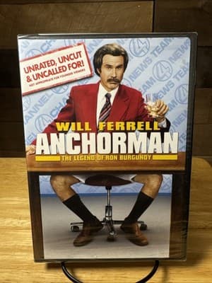 New Sealed! Anchorman: The Legend of Ron Burgundy (DVD, 2004)