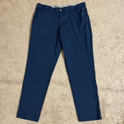 Adidas Mens 5 Pocket Performance Golf Pants Stretch Navy Blue ADVR0856 38x30