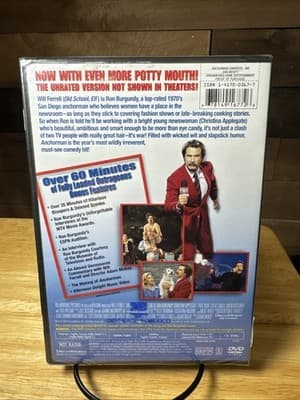 New Sealed! Anchorman: The Legend of Ron Burgundy (DVD, 2004) - Thumbnail 2