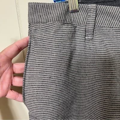 Vans Off The Wall Striped Chino Walkshorts Skate Shorts Grey Men's Size 36 - Thumbnail 3