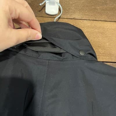 Lands End ECU Mens Black Insulated Rain Jacket Water-Resistant Thermolite Size L - Thumbnail 6