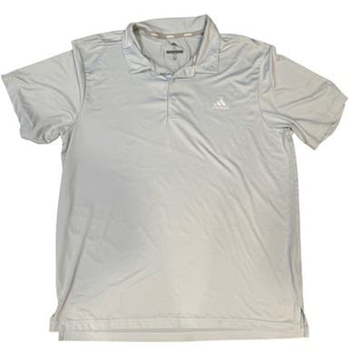 Adidas Golf Mens XL Light Blue Short Sleeve Performance Polo Shirt