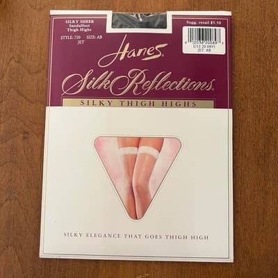 Brand New Hanes Silk Reflections Hosiery 3-Pack Mixed Lot - Thumbnail 2