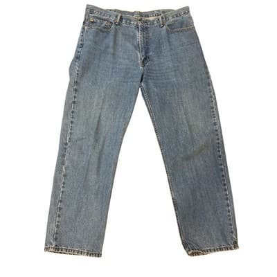 Levis 550 Relaxed Fit Jeans Mens 40x32 Medium Wash Blue Tapered Leg Denim