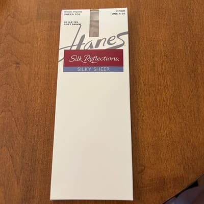 Brand New Hanes Silk Reflections Hosiery 3-Pack Mixed Lot - Thumbnail 10