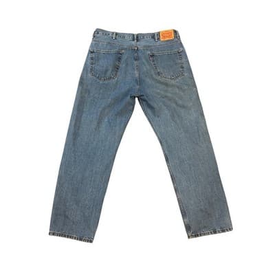 Levis 550 Relaxed Fit Jeans Mens 40x32 Medium Wash Blue Tapered Leg Denim - Thumbnail 2