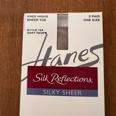 Brand New Hanes Silk Reflections Hosiery 3-Pack Mixed Lot - Thumbnail 11