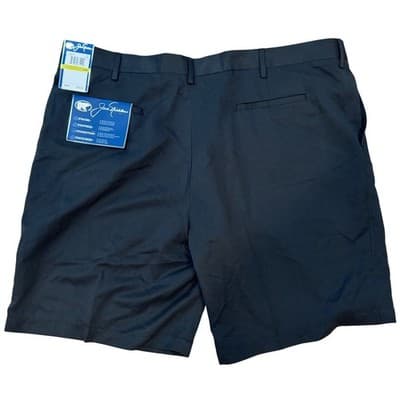 Jack Nicklaus Mens Golf Shorts 44 Caviar Black StayDri Performance NWT - Thumbnail 2