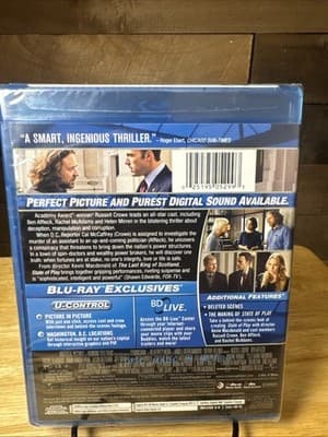 State of Play (2009) – Blu-ray – Russell Crowe – Universal – New Sealed - Thumbnail 2