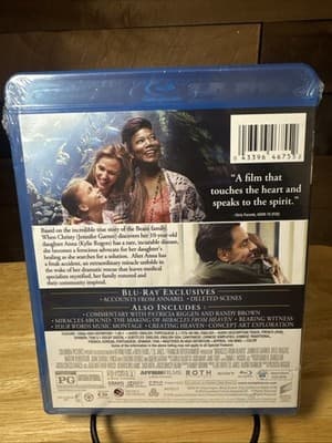 Miracles from Heaven (2016) – Blu-ray – Jennifer Garner – New Sealed - Thumbnail 2