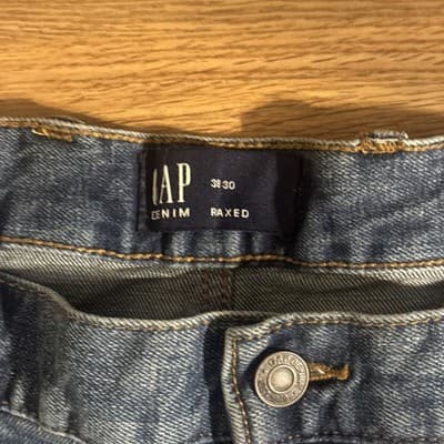 GAP Men’s Relaxed Fit Jeans Blue Denim Size 38x30 - Thumbnail 2
