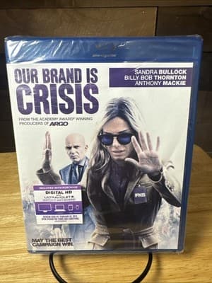 Our Brand Is Crisis (2015) – Blu-ray – Sandra Bullock – New Sealed