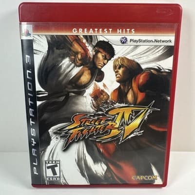 Street Fighter IV Greatest Hits (2009) – PlayStation 3 – Sony – Capcom – CIB