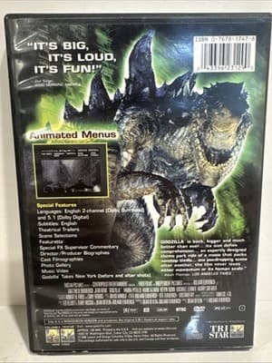 Godzilla (DVD, 1998) - Thumbnail 2