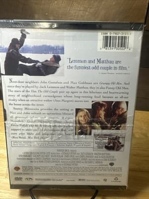 Grumpy Old Men (1993) – DVD – Jack Lemmon – Warner – New Sealed - Thumbnail 2