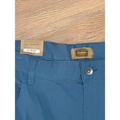 Foundry Mens Big & Tall Everyday Casual 5-Pocket Pants Tapestry Blue 40x36 NWT - Thumbnail 2