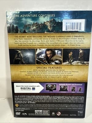 The Hobbit: The Desolation of Smaug (DVD, 2013) - Thumbnail 2