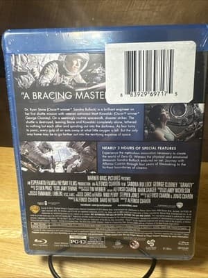 Gravity (2013) – Blu-ray – Sandra Bullock, George Clooney – Warner – New - Thumbnail 2