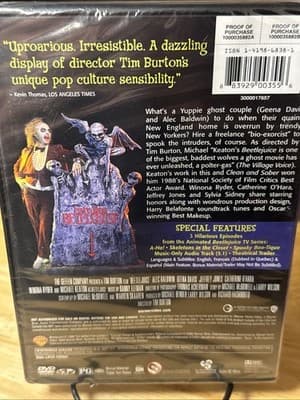 Beetlejuice (1988) – DVD – Michael Keaton – Warner – New Sealed - Thumbnail 2