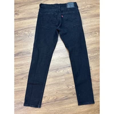 Levis 512 Slim Taper Jeans Mens 31x32 Black Denim - Thumbnail 2