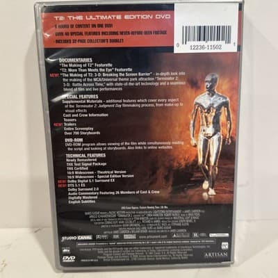 Terminator 2: Judgment Day ( 2-Disc Ultimate Edition DVD) - DISC'S ONLY - Thumbnail 2