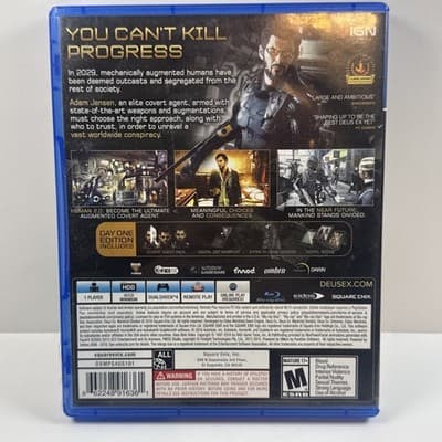 Deus Ex Mankind Divided Day One Edition (2016) – PS4 – Sony – Eidos Montreal - Thumbnail 2