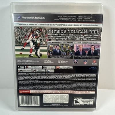 Madden NFL 13 (2012) – PlayStation 3 – Sony – EA Tiburon - Thumbnail 2