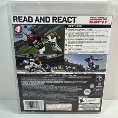 Madden NFL 08 (2007) – PlayStation 3 – Sony – EA Tiburon - Thumbnail 2