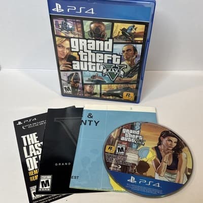 Grand Theft Auto 5 Sony PlayStation 4 CIB (Map Included) - Thumbnail 5
