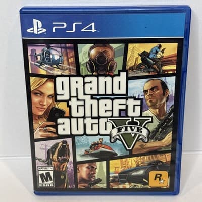 Grand Theft Auto 5 Sony PlayStation 4 CIB (Map Included)