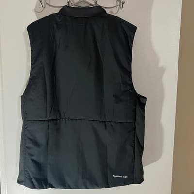Nike Therma-FIT Mens Puffer Vest Black Full Zip Sleeveless Jacket Medium - Thumbnail 4