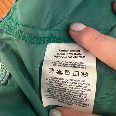 Nike Club Flow Checkered Shorts Green Nylon Athletic Streetwear Men's 2XL - Thumbnail 6