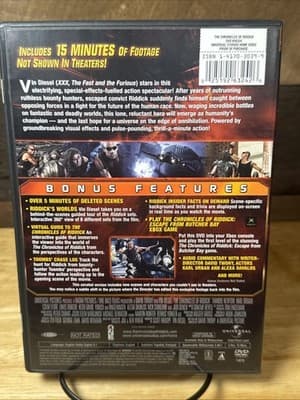 The Chronicles of Riddick (2004) DVD Universal Vin Diesel - Thumbnail 4