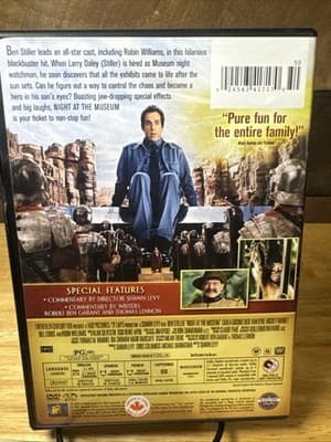 Night at the Museum (2006) DVD 20th Century Fox Ben Stiller - Thumbnail 2