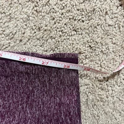 Gymshark Flex High Waisted Compression Leggings Purple Seamless Size Large - Thumbnail 7