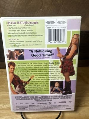 Freaky Friday (2003) DVD Disney Lindsay Lohan - Thumbnail 3